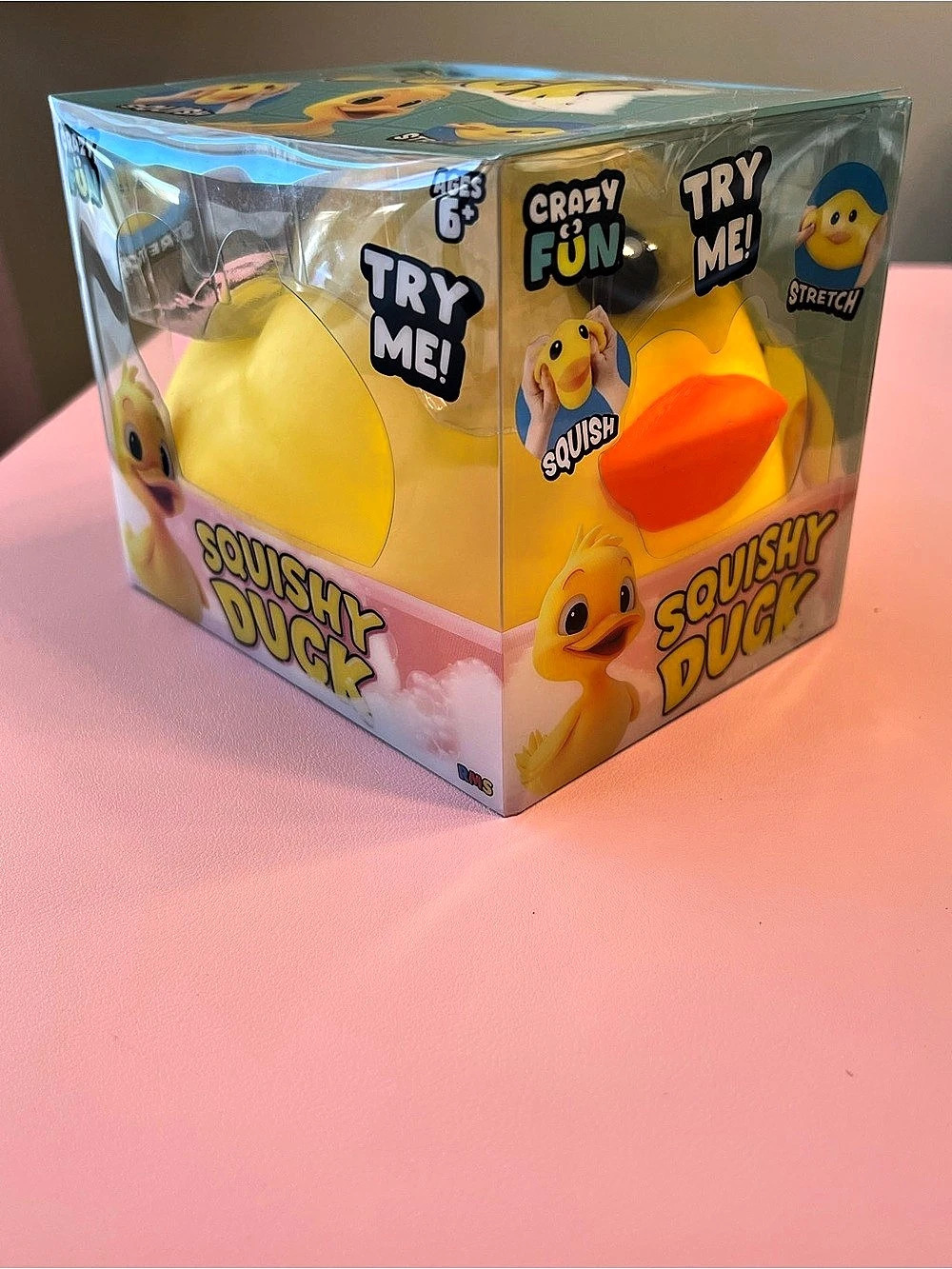 RMS Crazy Fun Jumbo Squishy Duck - YELLOW